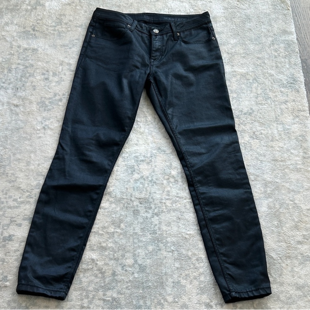Burberry coated Westbourne Black Denim Jeans